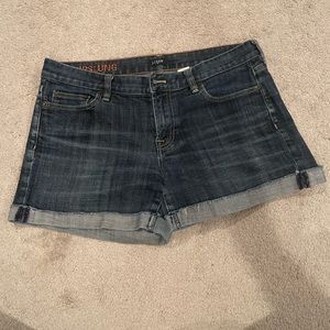 J crew jean shorts